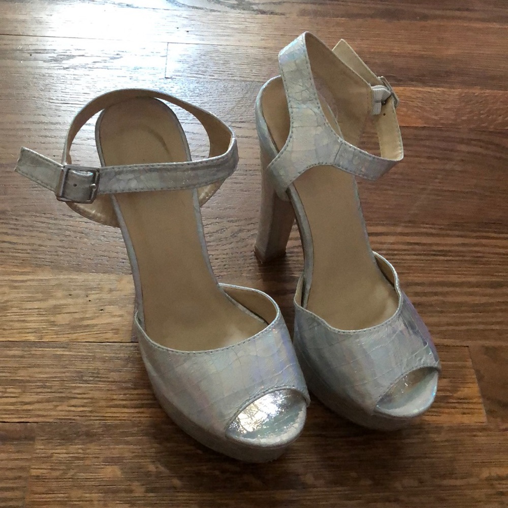 Charlotte Russe Metallic Heels